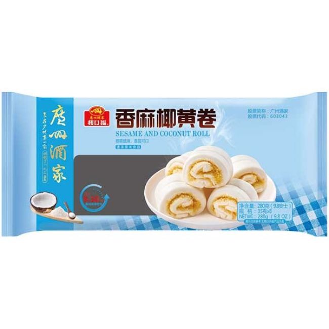 Likofu Bevoren Gestoomde Broodjes met Sesam en Kokosnoot 8st 280g