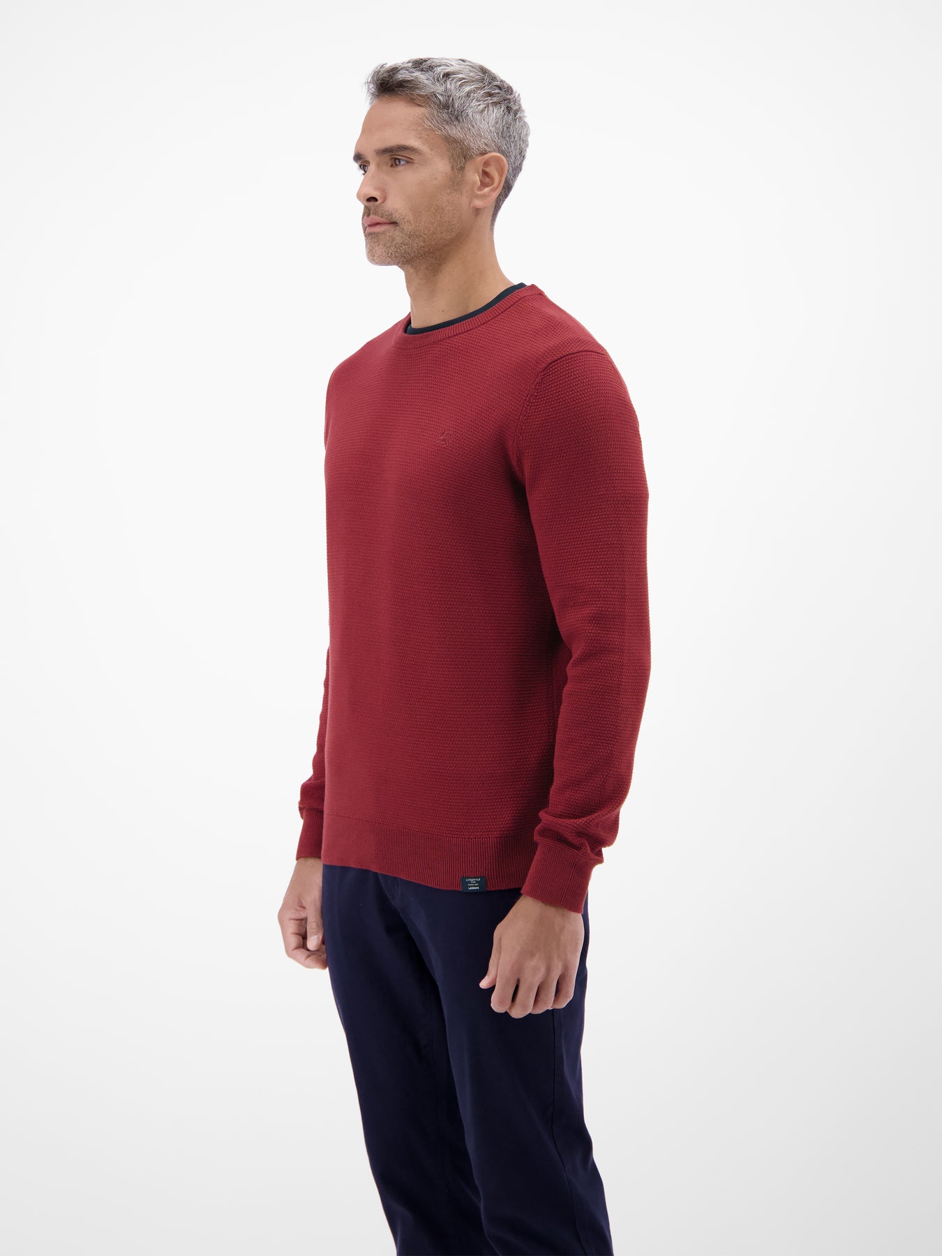 Herren Strickpullover in Twist-Struktur