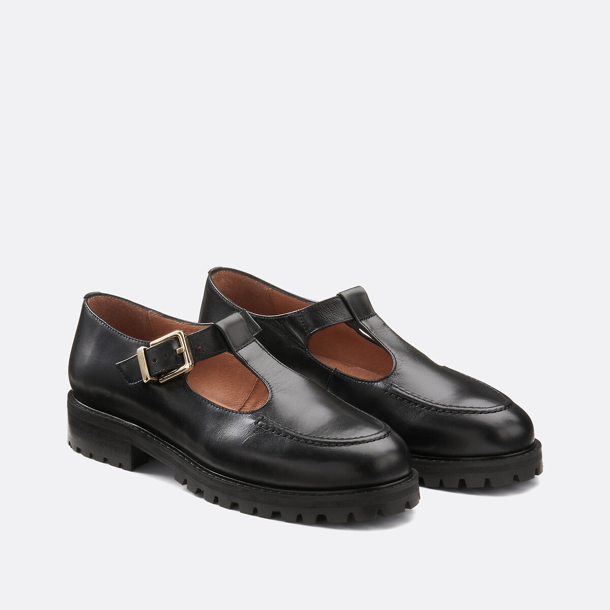 COLEÇÃO LA REDOUTE<br>Mocassins em vermelho