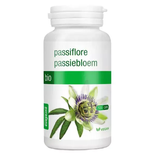 Purasana Passiflora 250mg Orgânica 120 cápsulas