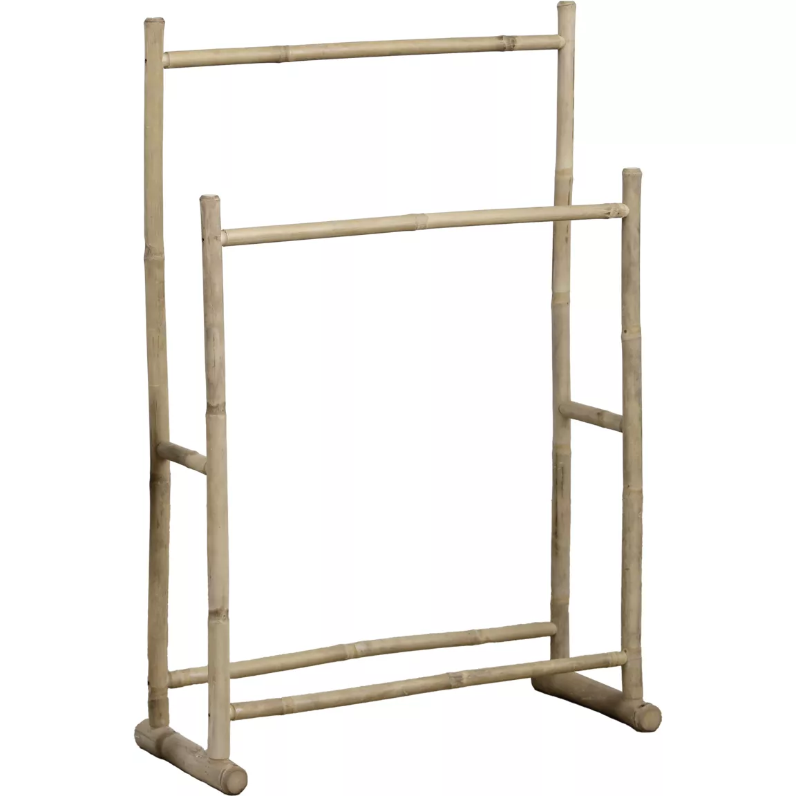 Porte serviette canne de bambou 2 niveaux (H105 cm) Bali