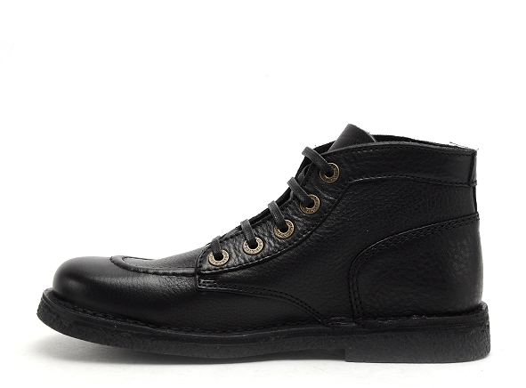 Kickers boots bottine plates femme legendiknew noir