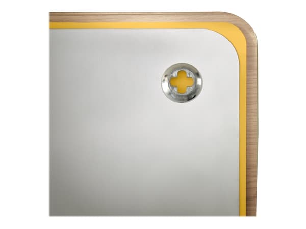 Leitz Cosy - Whiteboard - veggmonterbar - 600 x 400 mm - herdet glass - magnetisk - varm gulfarge