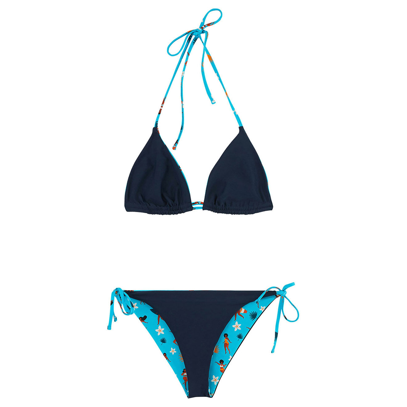 Wild Maillot de bain 2 pièces Nelan bleu/marine