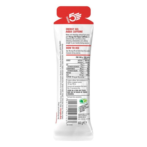 High5 Aqua Berry EnergyGel, 66gr