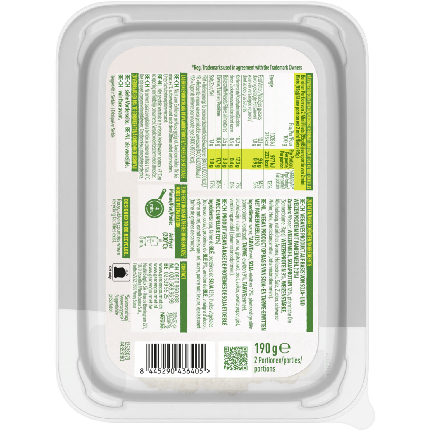 Garden Gourmet Crispy Mini Filet -