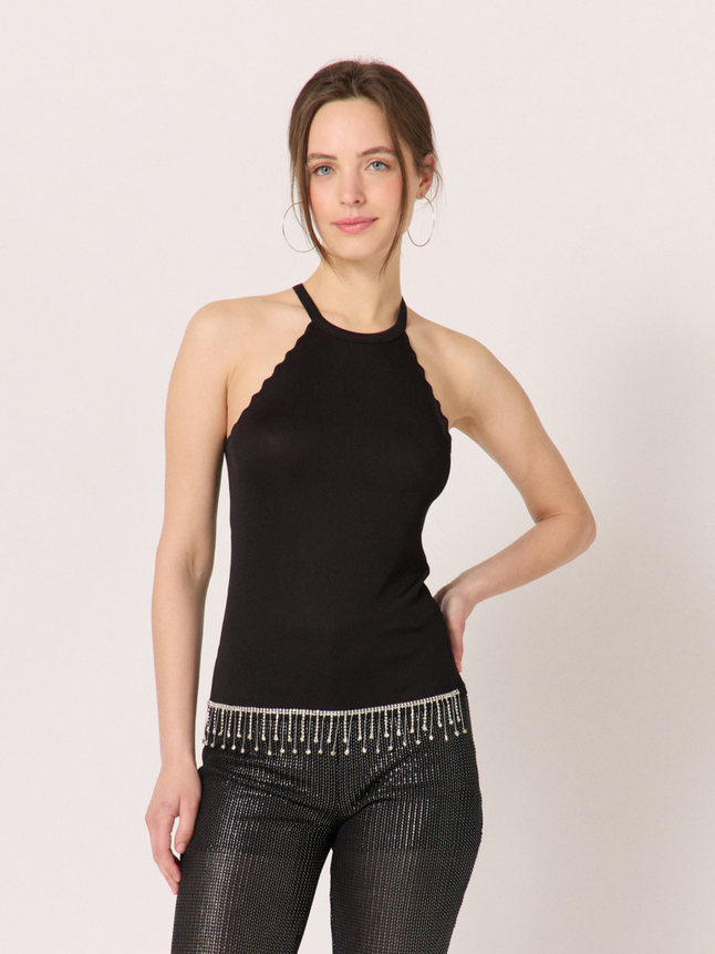 Top bijoux taille