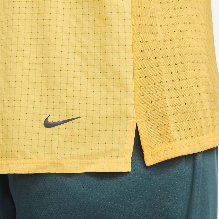 Nike Haut Running Dri-FIT Trail Solar Chase - Citron/Noir