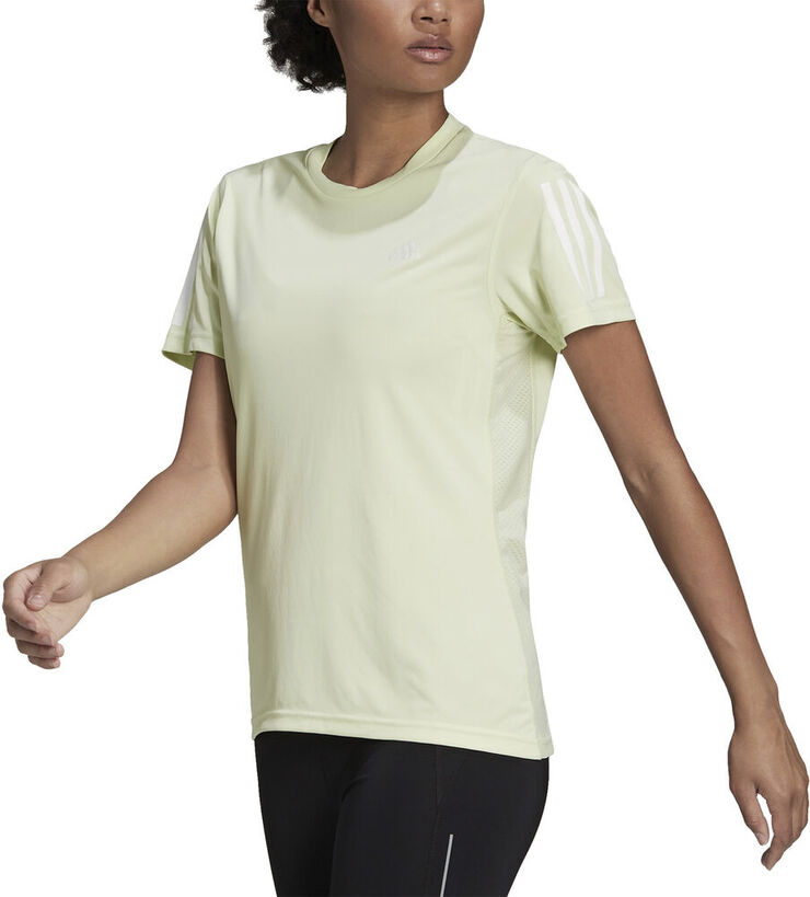 adidas Own the Run T-shirt Gul