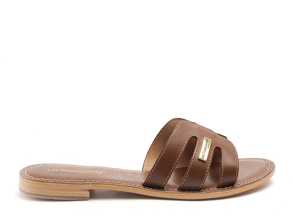 Les tropeziennes mules et sabots plats femme damia f marron