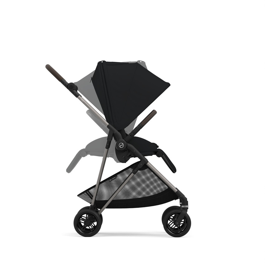 Poussette Melio 3 - Moon black