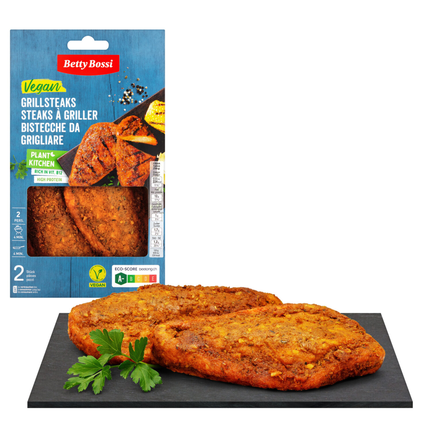 Betty Bossi Plant Kitchen veganes Grillsteak -
