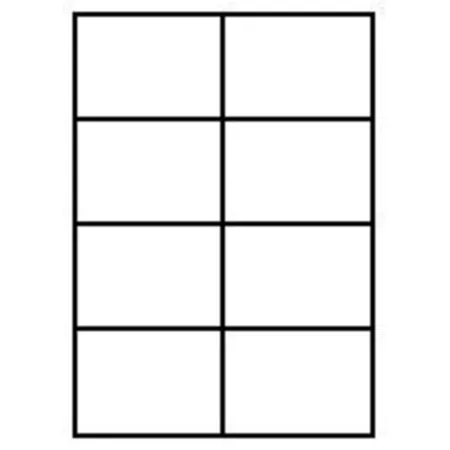 labelmedia Etiketten DIN A4, 105 x 74 mm, 80 Stück