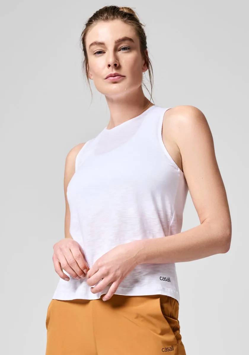 Casall Soft Texture Tank White