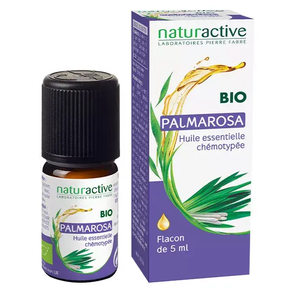 Óleo Essencial de Palmarosa Orgânico Naturaactive 5ml