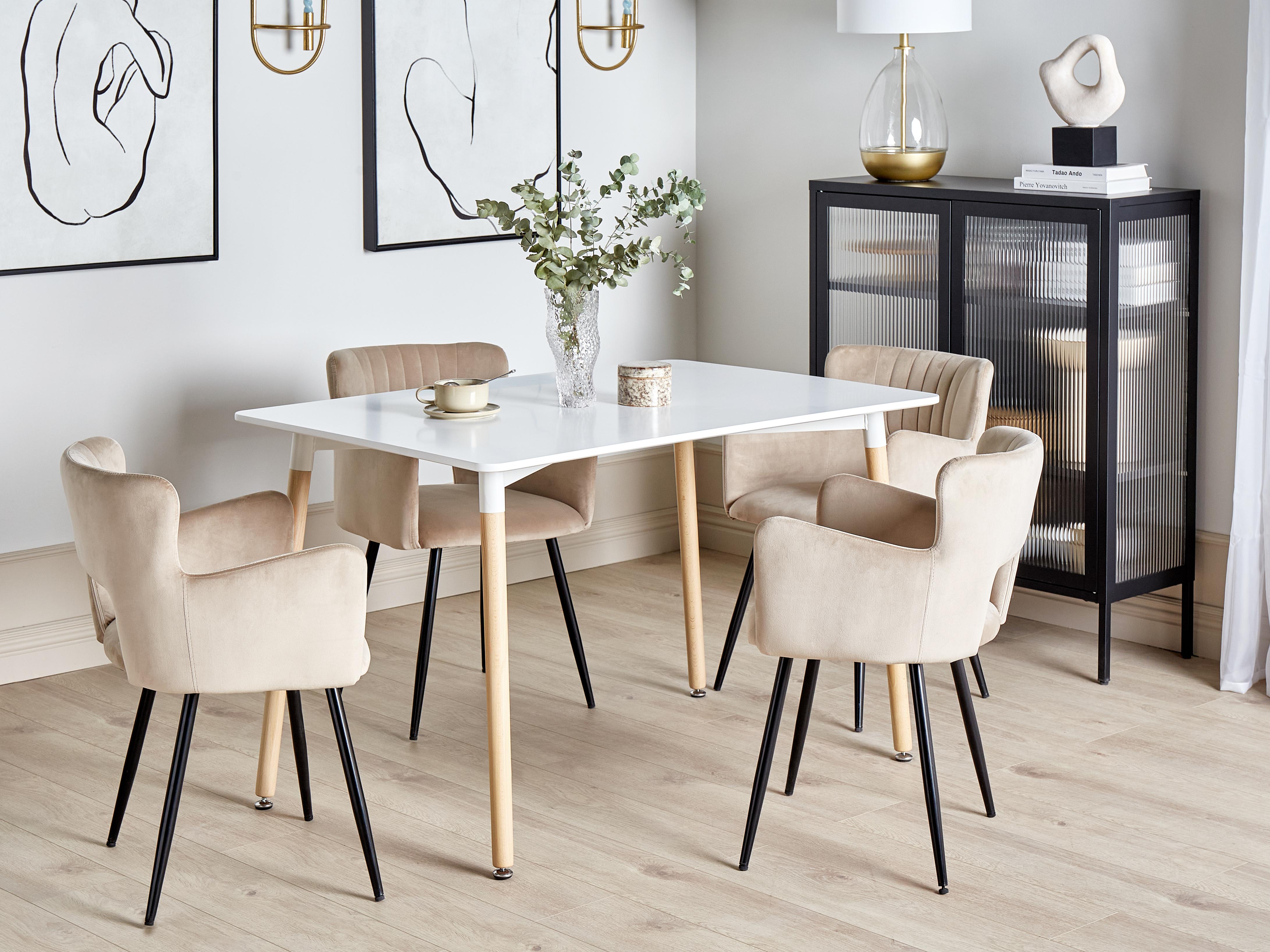 Eettafel NEWBERRY Wit 80 cm 120 cm