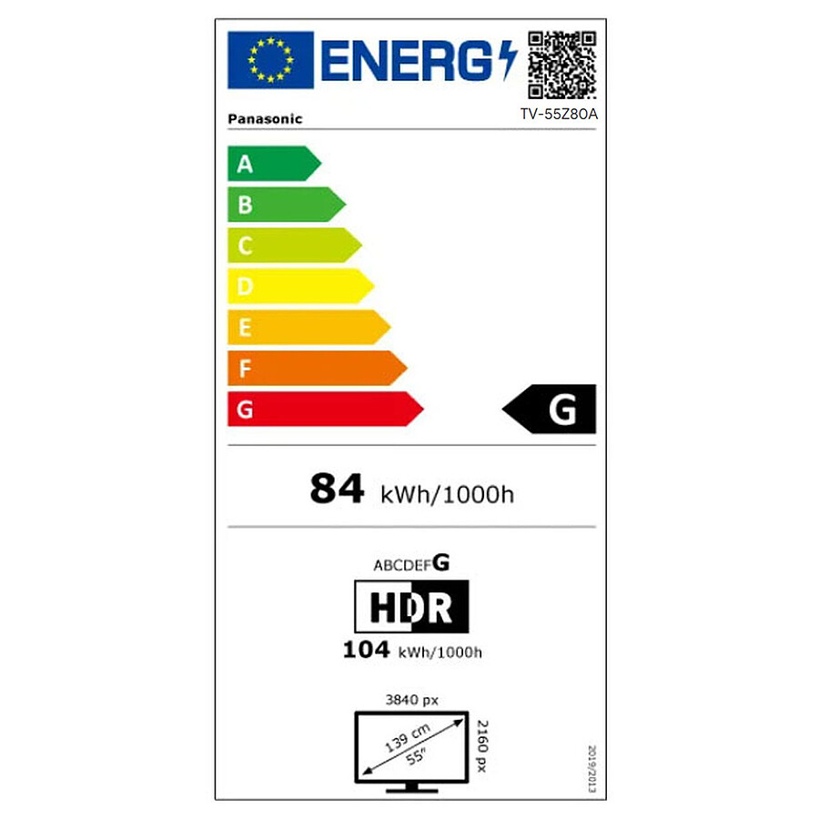 Panasonic TV-55Z80AEZ - TV OLED 4K UHD HDR - 139 cm