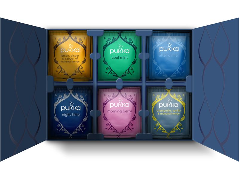 Pukka Herbal Tea Discovery Box 30 Stück Mit Bio-Kräuter- und Früchtetees