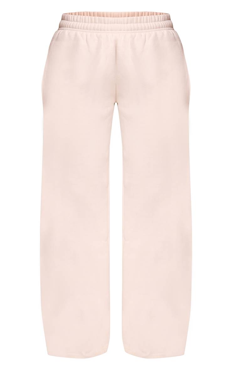 Crème Pantalon De Jogging Droit Petite Prettylittlething