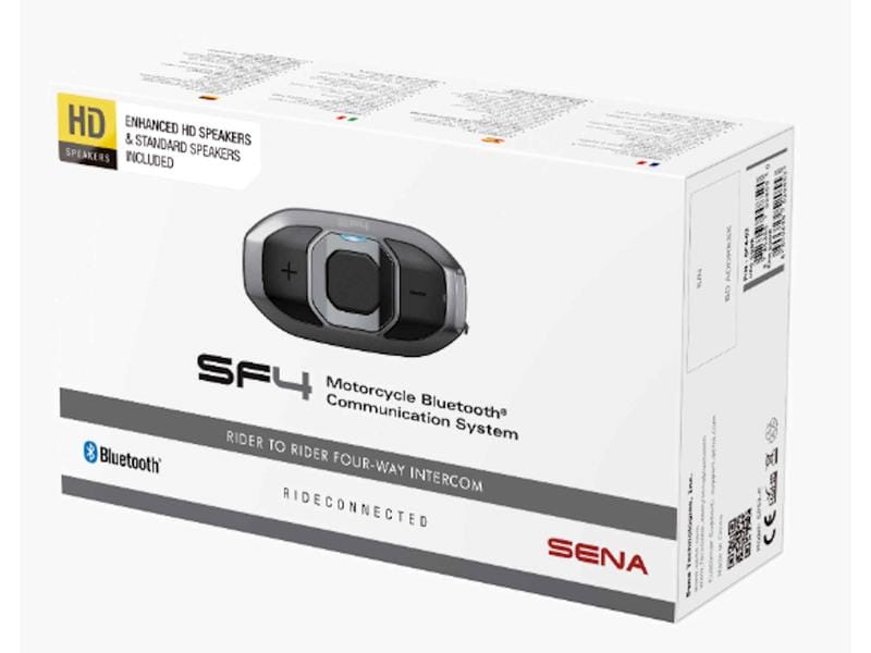 SENA Intercom SF4 Dual Pack Bluetooth-Kommunikationssystem für Motorradfahrer