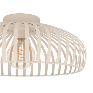 Eglo plafondlamp Mogano-3 Ø 40 cm zand