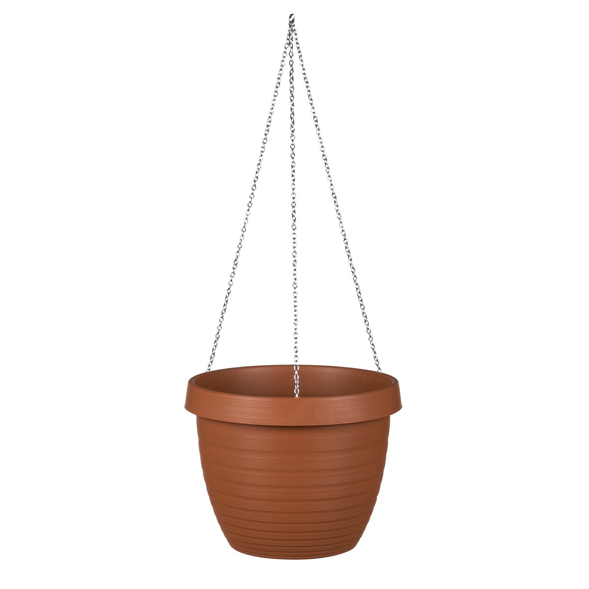 Scheurich Country Star 30, hangbloempot/hangpot, rond, gemaakt van kunststof, kleur: terracotta, 29 cm diameter, 22,4 cm hoog, inhoud 8,5 l.