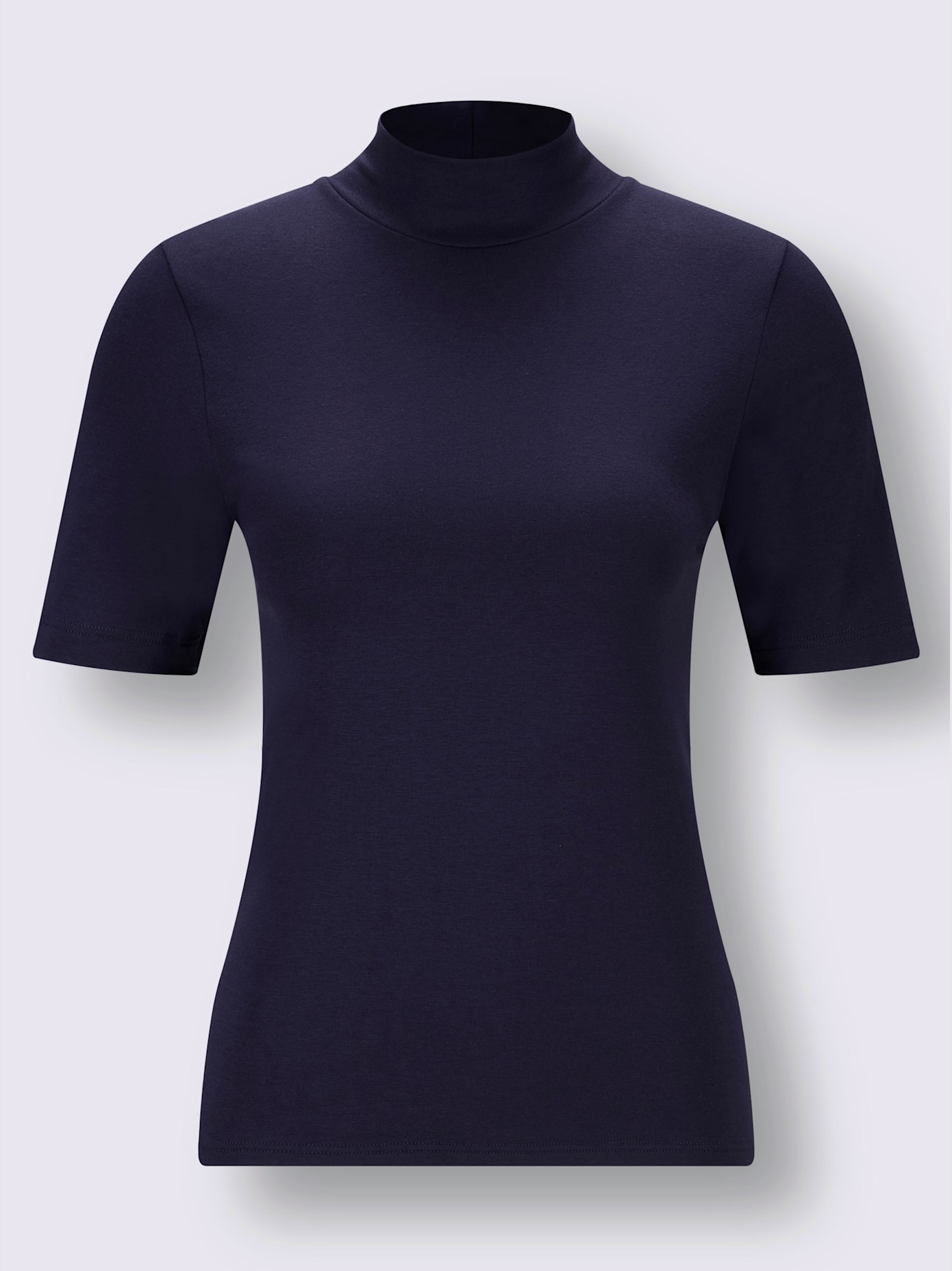 T-shirt manches courtes col montant