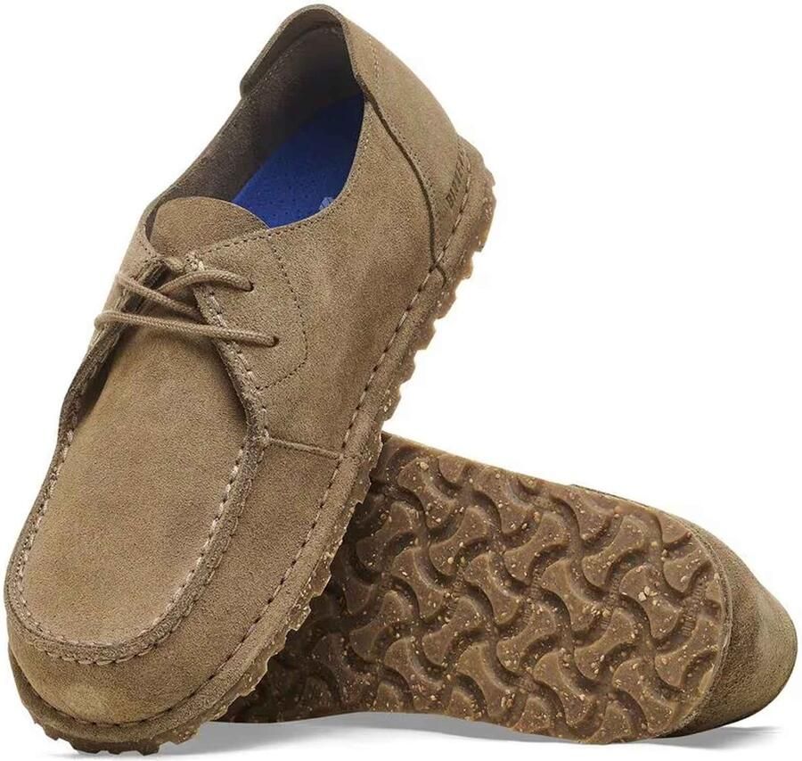 BIRKENSTOCK Veterschoenen Utti Lace M Maat: 42 Materiaal: Suède Kleur: Beige