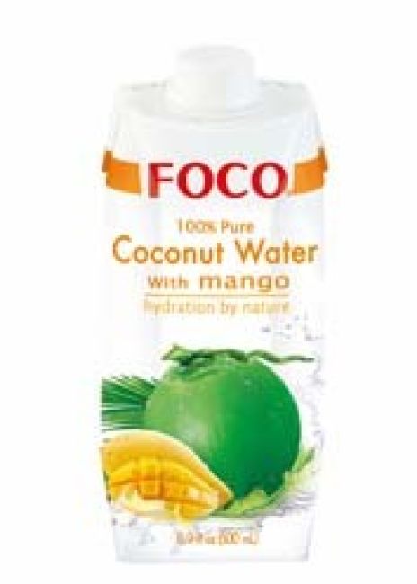 Foco Kokoswater Met Mangosmaak 500ml
