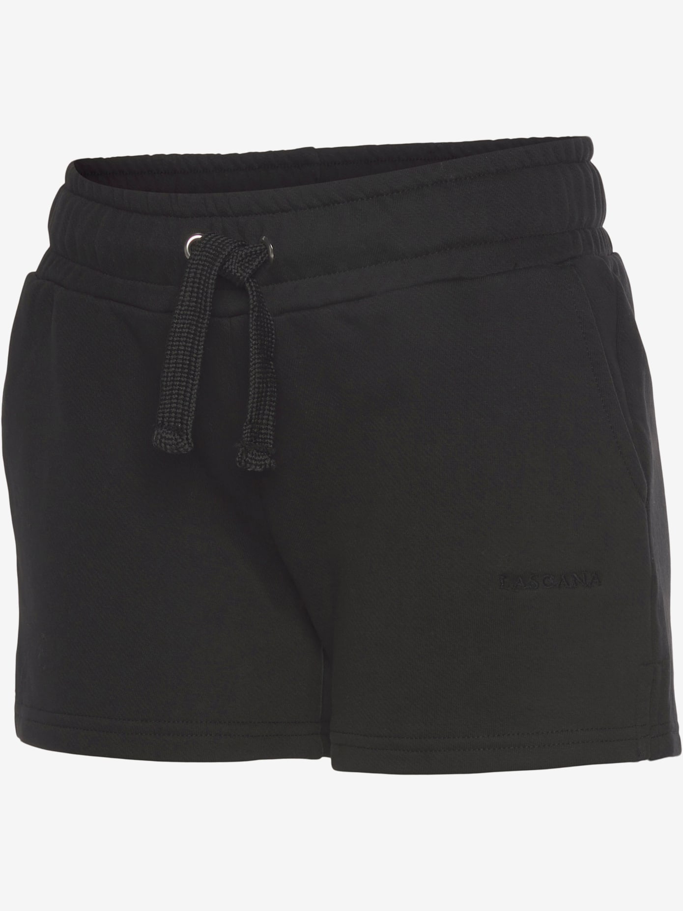 Short en matière sweat short d'intérieur avec logo brodé