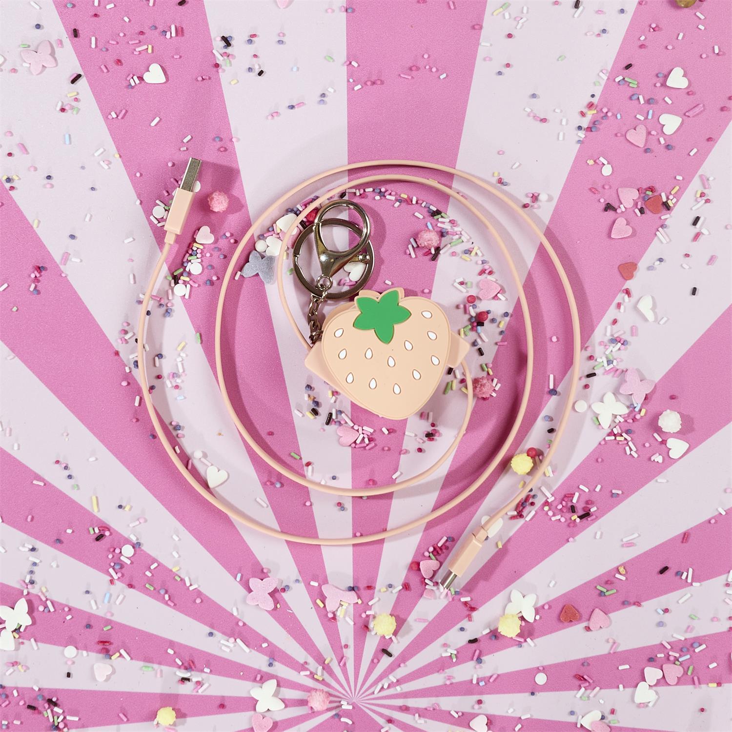 CABLE TYPE C RETRACTABLE ARC EN CIEL KAWAII