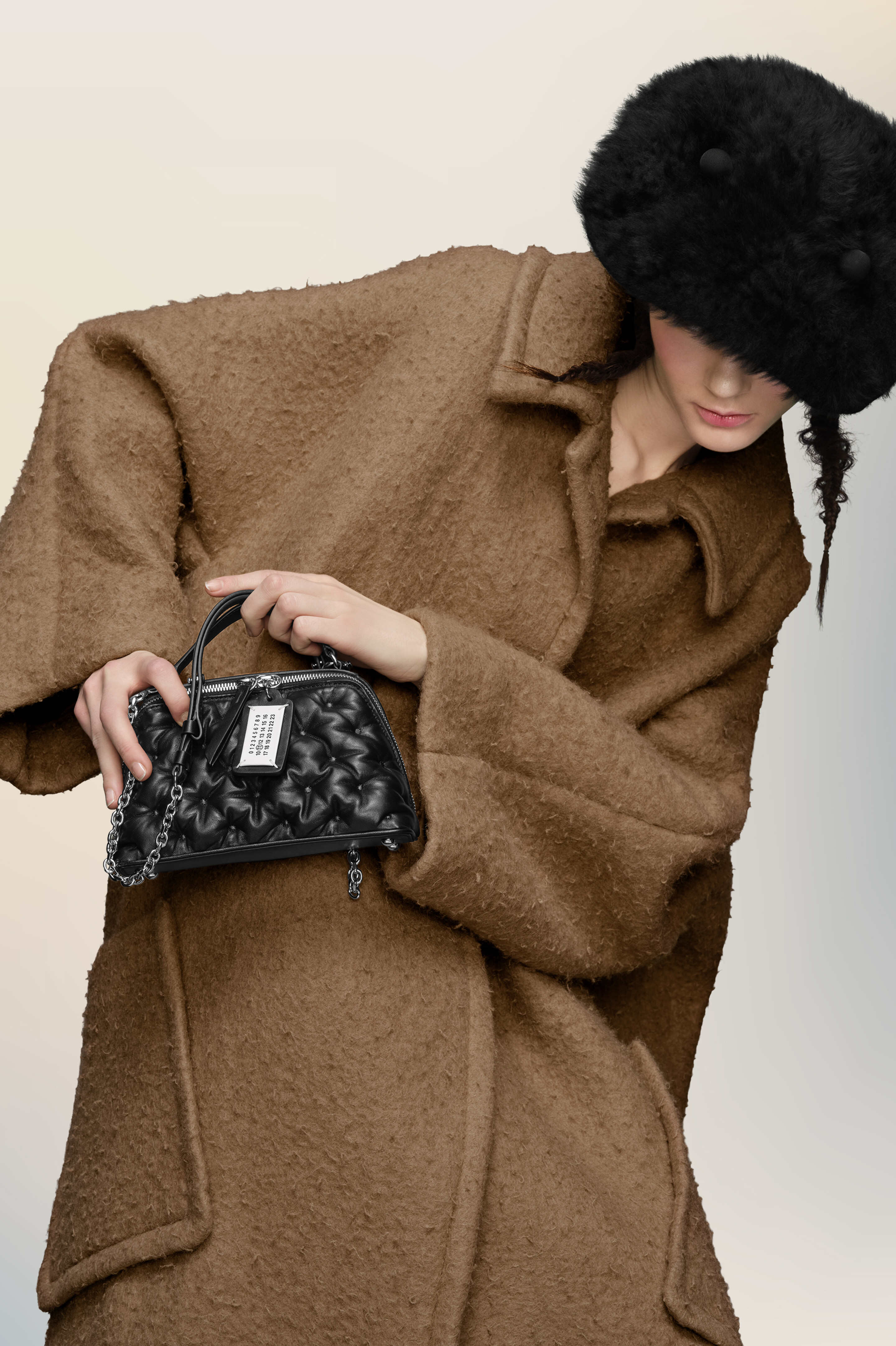 Glam Slam Trapezoid Bag Noir