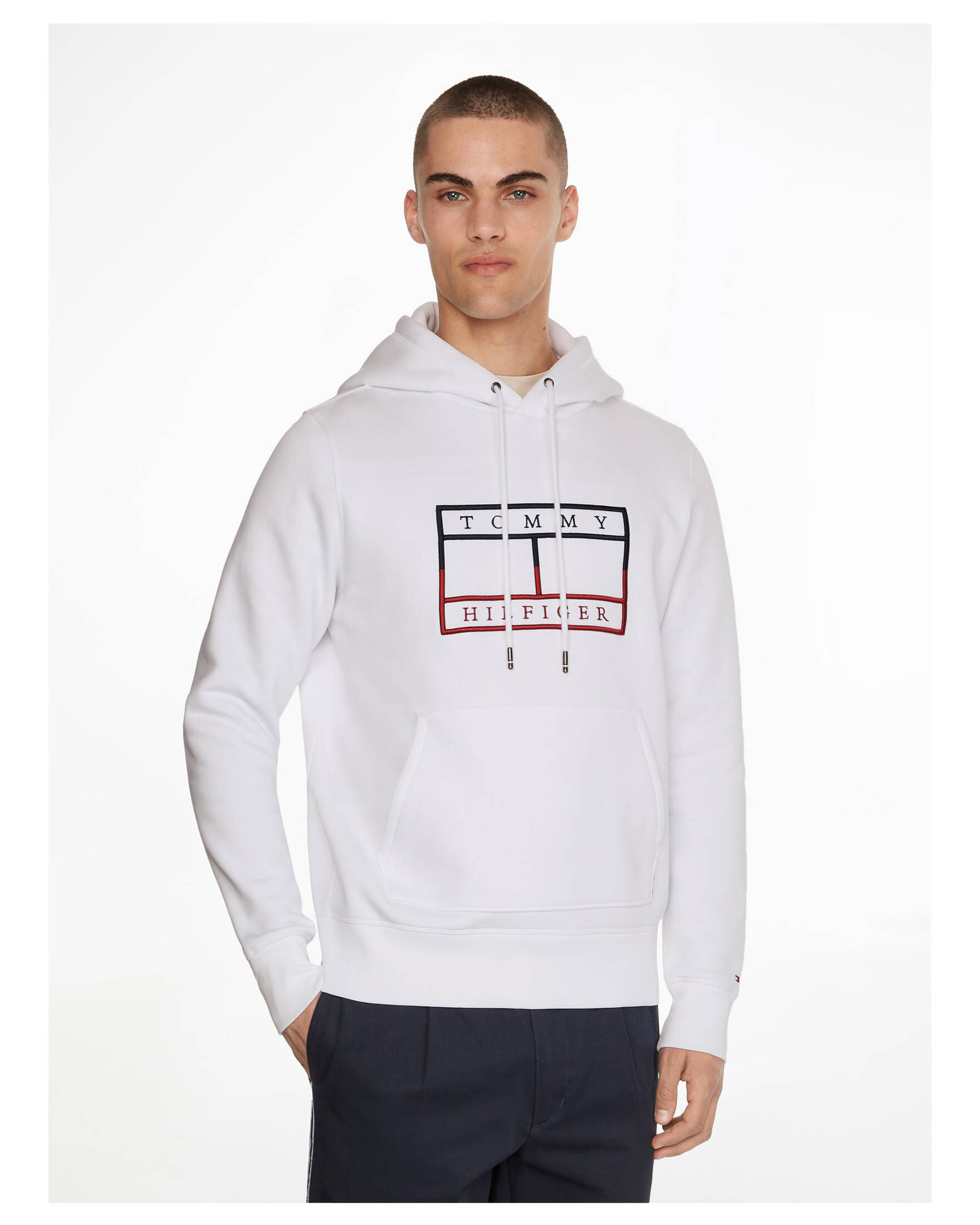 Tommy Hilfiger| Herren Hoodie FLAG OUTLINE