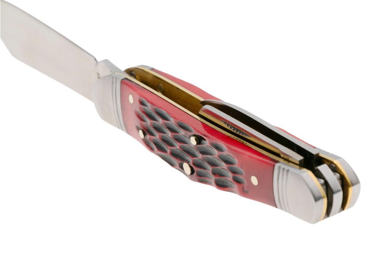 Rough Ryder Reserve Splitback Whittler RRR047, D2, Red Jigged Bone, slipjoint zakmes