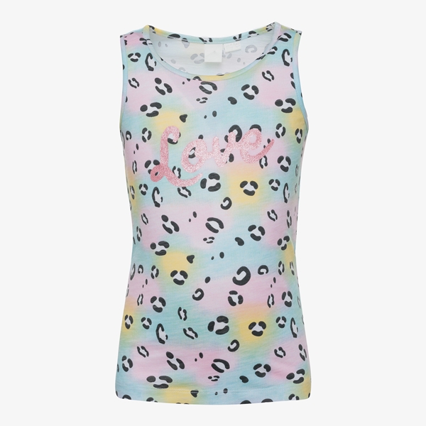 TwoDay meisjes singlet met luipaardprint