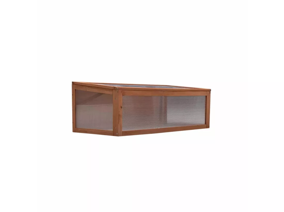 Serre de Jardin Gardiun Wooden I 90x41x32 cm en Bois et Polycarbonate