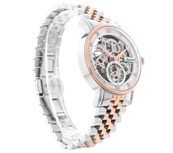 Ingersoll 1892 Mens Ingersoll Herald Automatic Silver Gold Watch