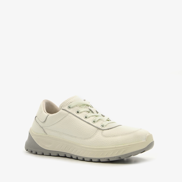 Hush Puppies leren dames sneakers wit