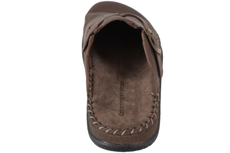 COPENHAGEN SHOES SAN JOSE LEATHER HJEMMESKO I BRUNT GLAT SKIND