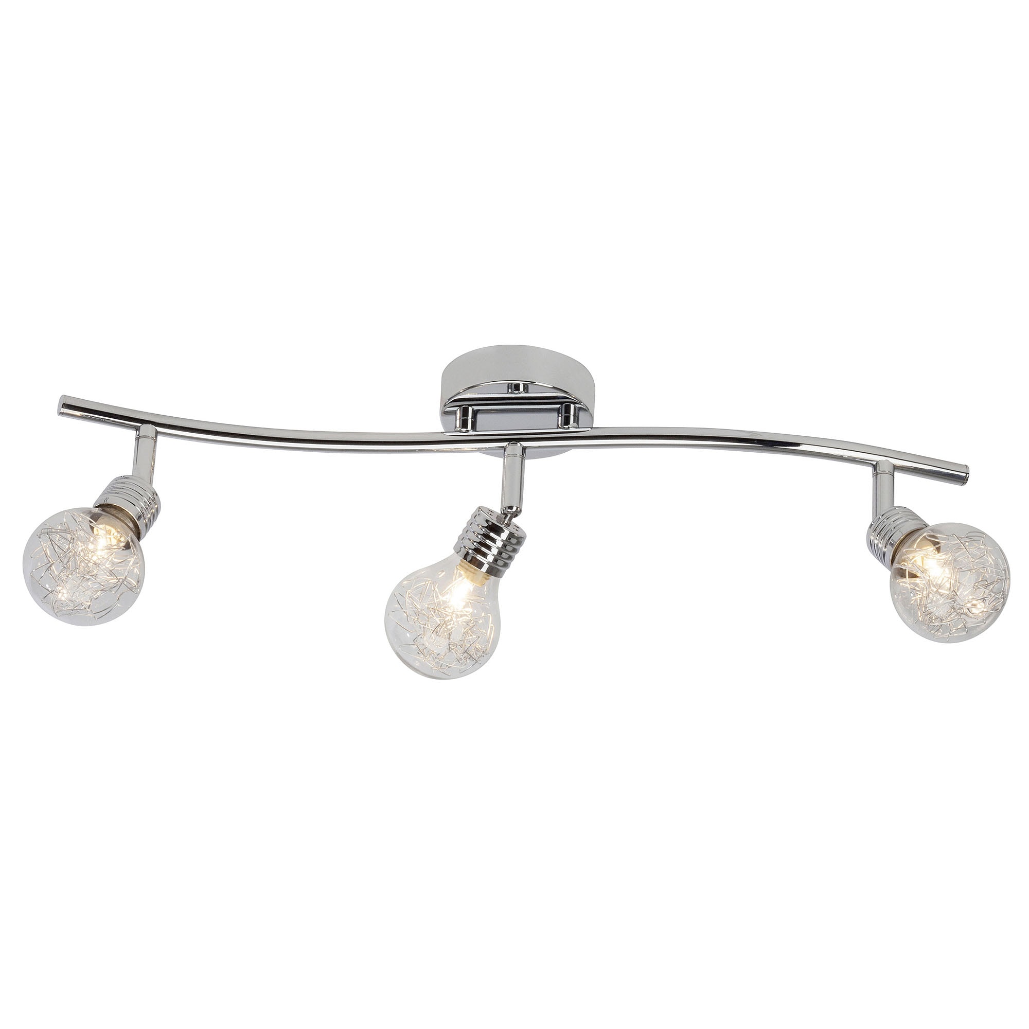 Brilliant Deckenstrahler »Bulb« G9 1 Stk. 3flg chrom