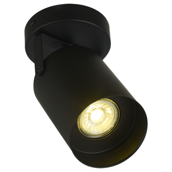 GAMMA opbouwspot Siena 1-lichts zwart