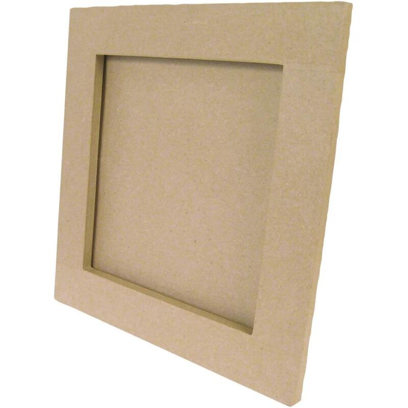 Cadre plat carré 11x11cm - Kraft