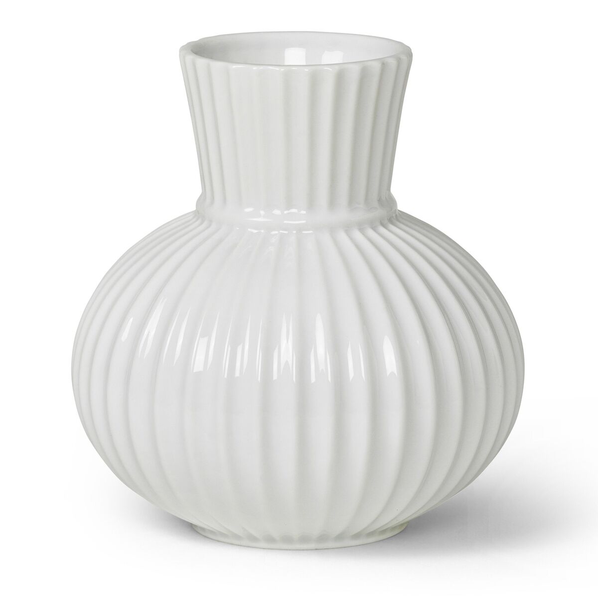 Tura vase, 14,5 cm, hvid
