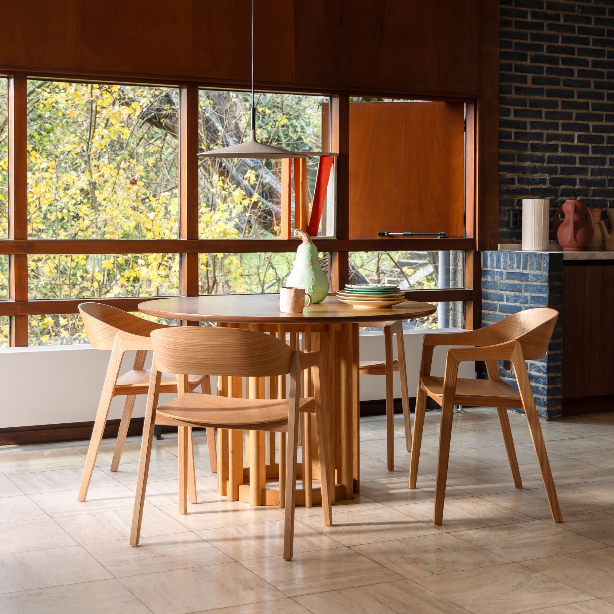Eetkamerstoel Westlake naturel - set van 2