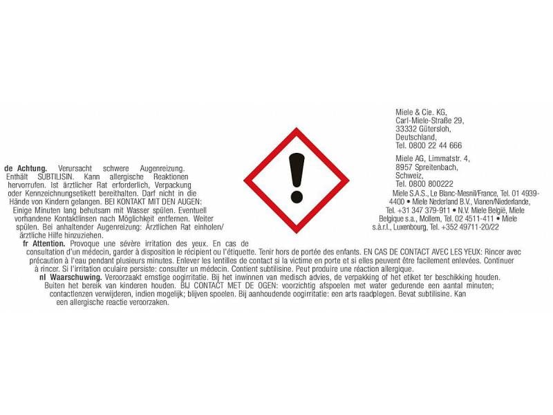 Miele Set PowerDisk 6 x 400 g Maschinenspülmittel