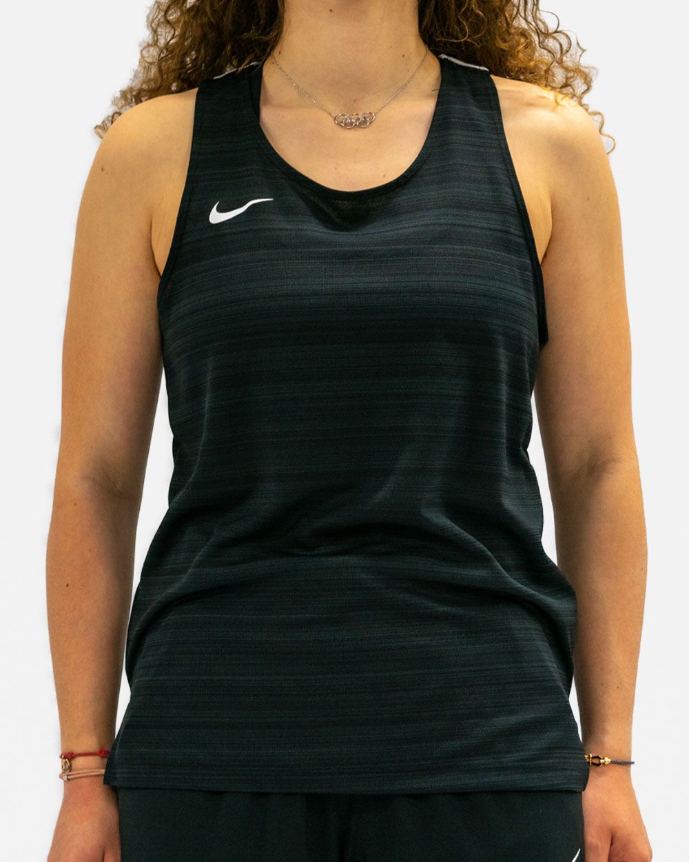 Débardeur de running Nike Stock Noir pour femme