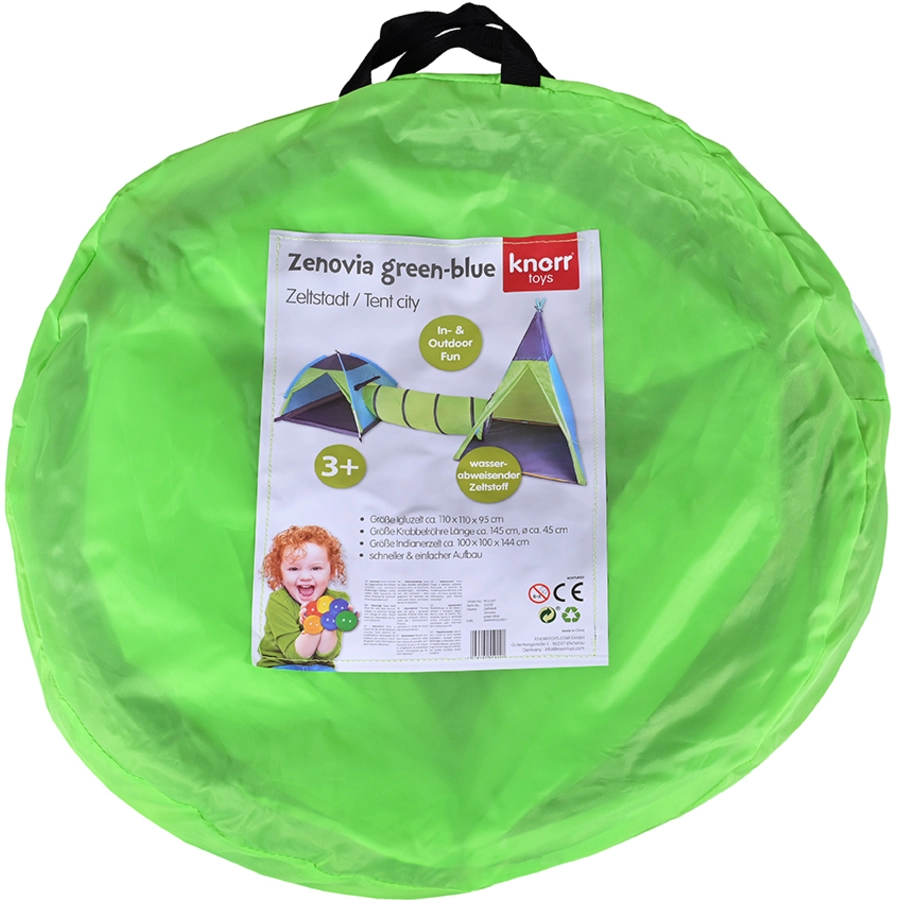 knorr toys® Zeltstadt Zenovia green-blue grün