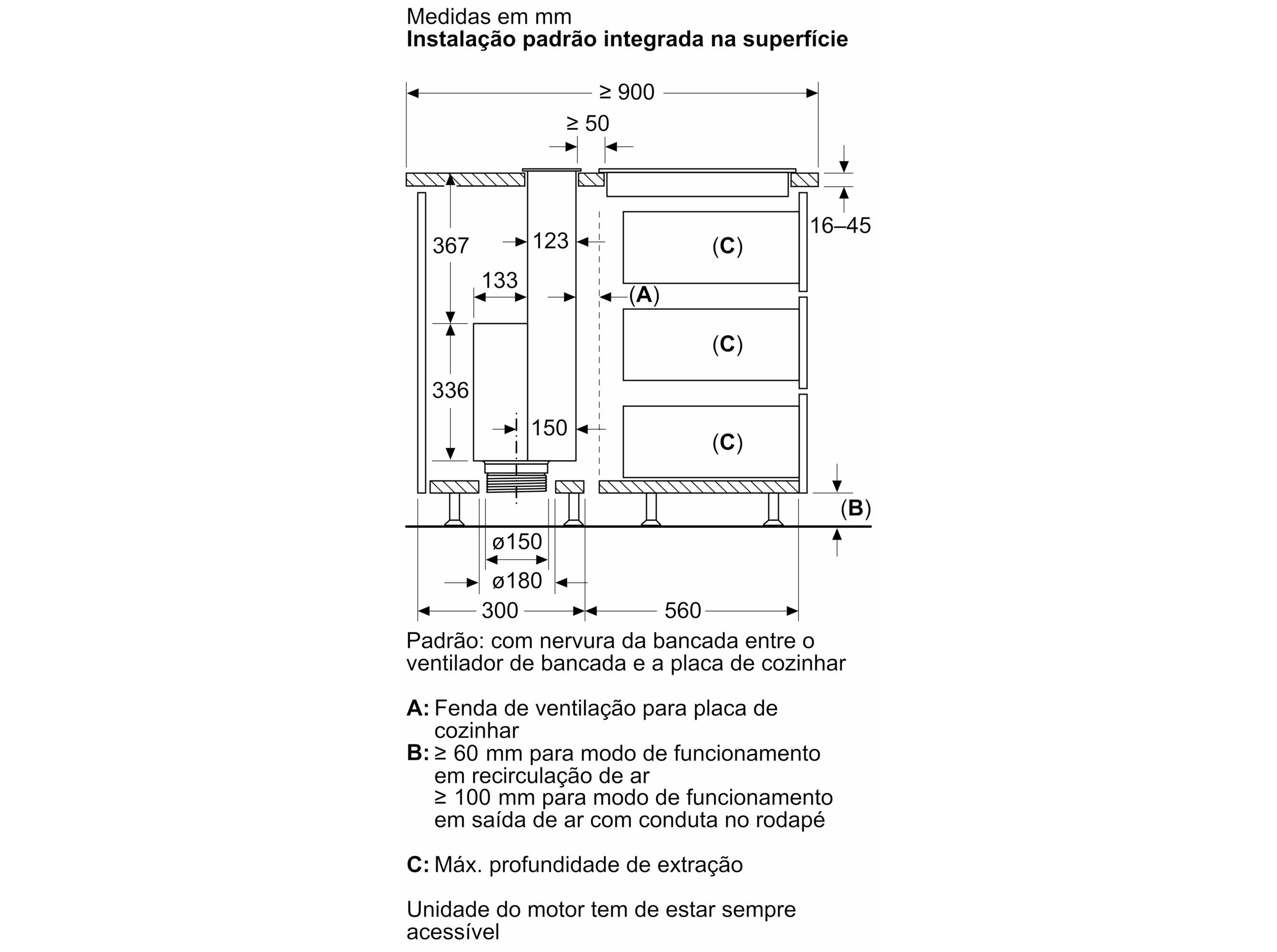 EXAUSTOR ENCASTRE SIEMENS LD98WMM60 A 456M3/H 90CM