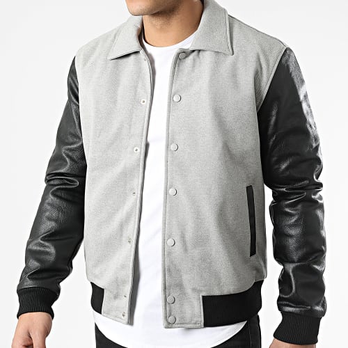 Veste 3124 Gris Chiné Noir