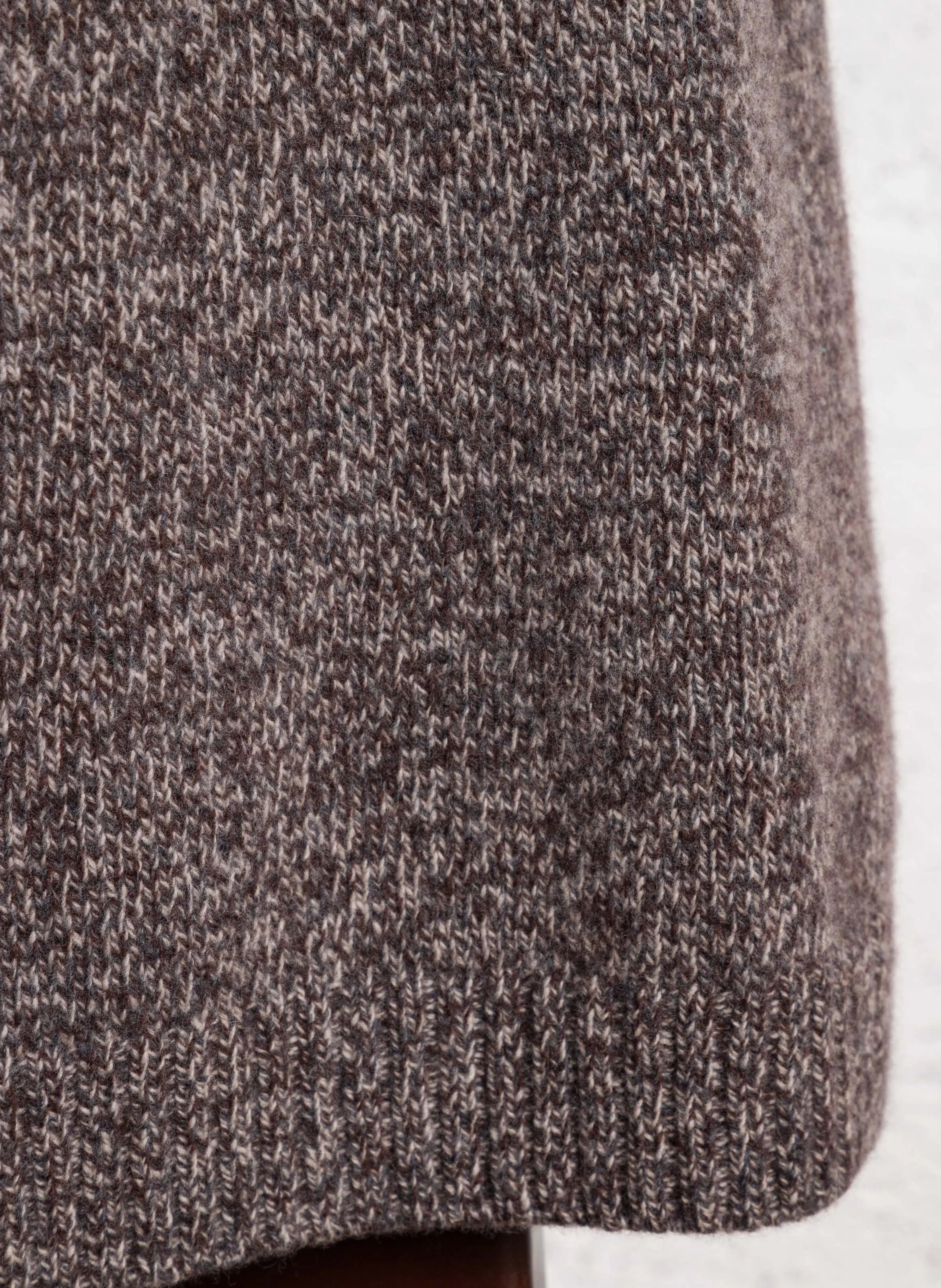 PIEGA - Jupe midi en laine | Marron